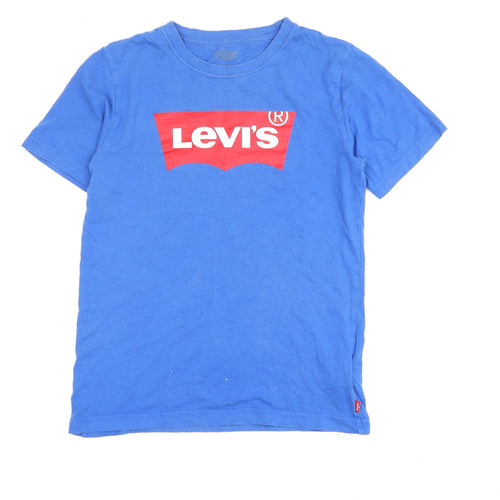 Levi's Boys Blue Short Sleeve Logo T-Shirt 14 Years