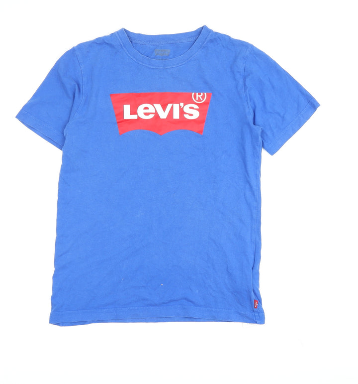 Levi's Boys Blue Short Sleeve Logo T-Shirt 14 Years