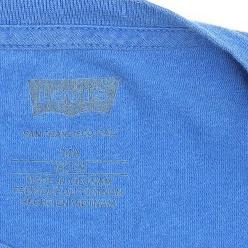 Levi's Boys Blue Short Sleeve Logo T-Shirt 14 Years