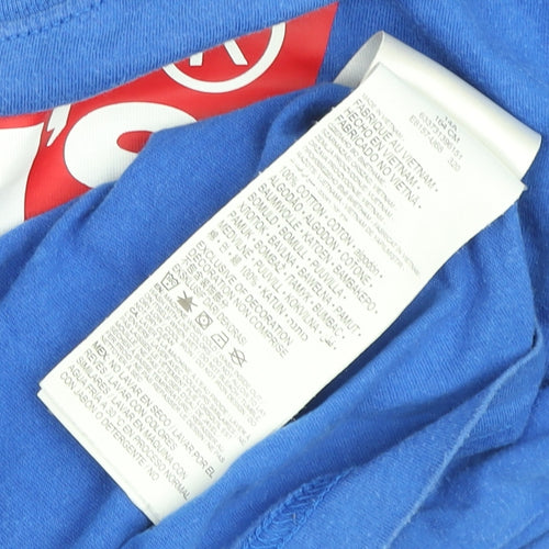 Levi's Boys Blue Short Sleeve Logo T-Shirt 14 Years