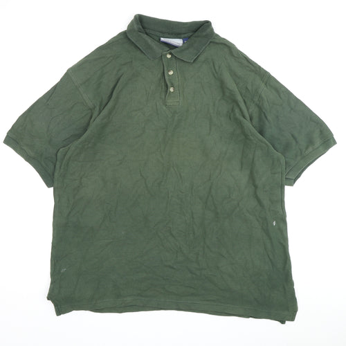 Tom Hanson Men's Green Polo Shirt XL Cotton Casual