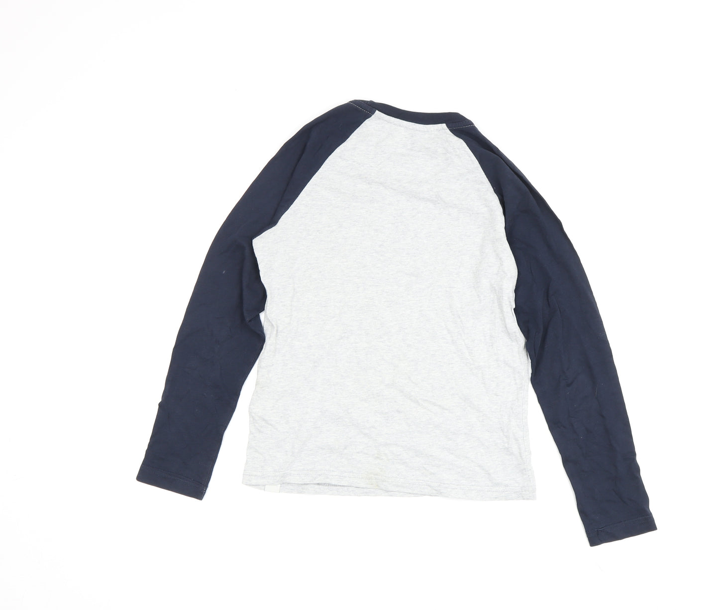 Quiksilver Boys Multicoloured Graphic Long Sleeve T-Shirt Size 10