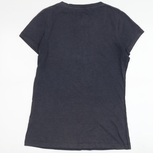 Jack Wills Women's Black T-Shirt Size 12
