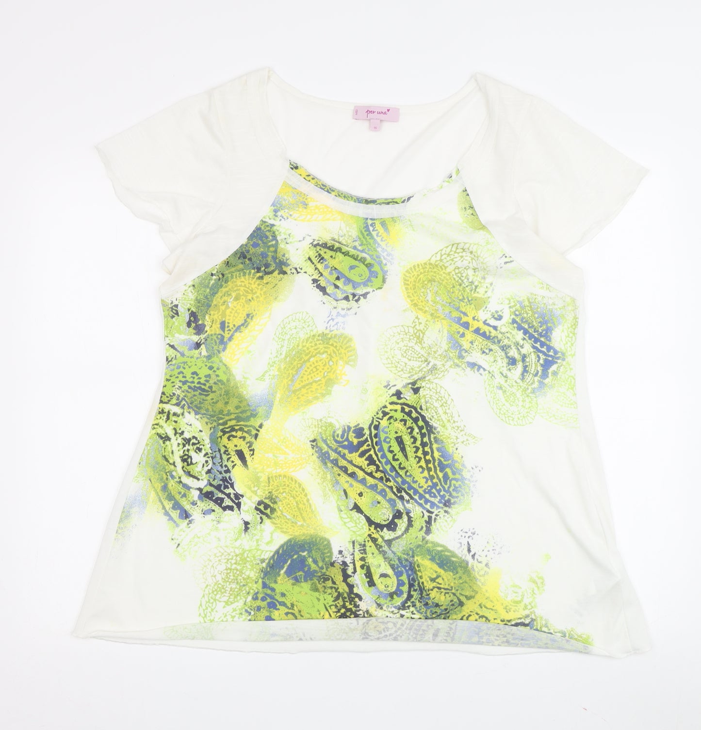 Marks and Spencer Women’s Multi Paisley T-Shirt