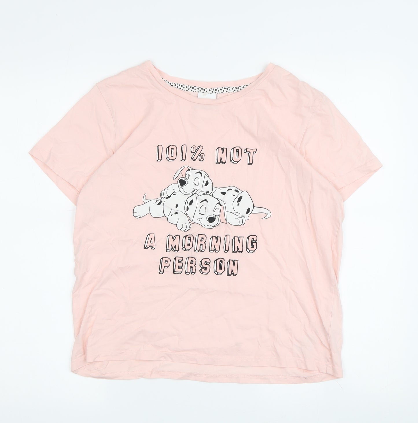 Disney Teens Pink 101 Dalmatians T-Shirt L