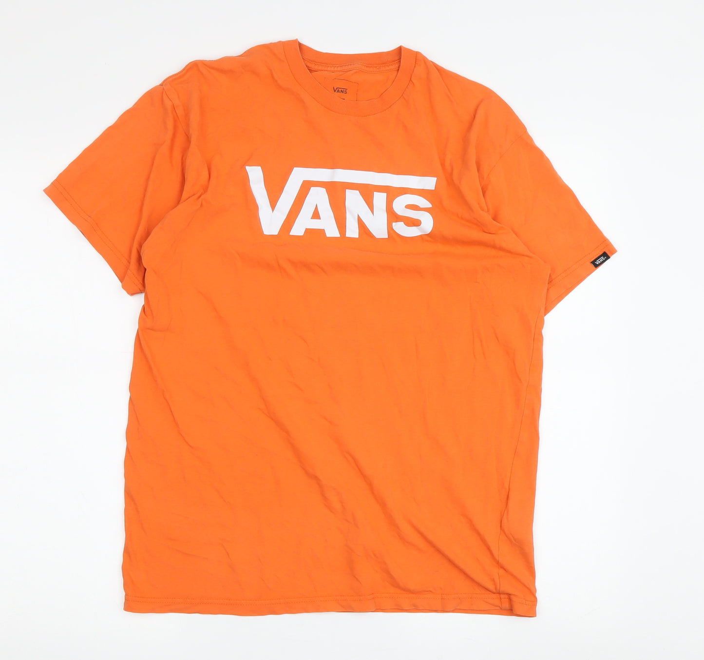 Vans Men's Orange Medium Short Sleeve T-Shirt