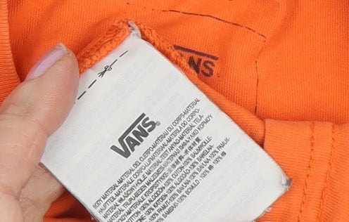 Vans Men's Orange Medium Short Sleeve T-Shirt