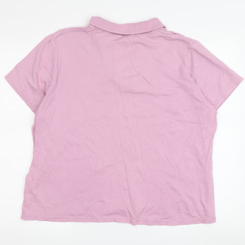 EWM Pure Classics Women's Pink Polo Shirt XL
