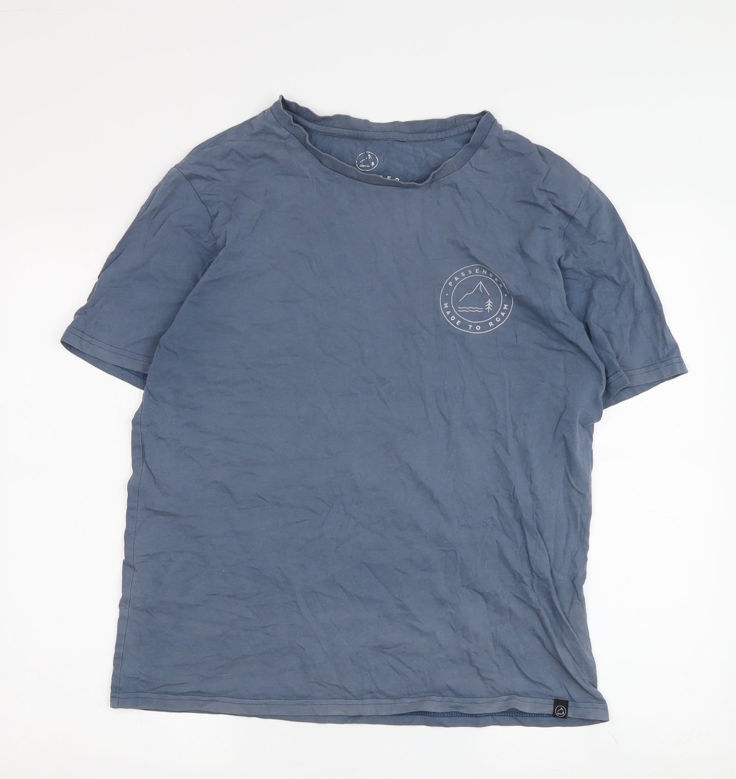 Passenger Men's Blue Medium Graphic Print T-Shirt