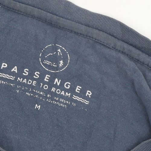 Passenger Men's Blue Medium Graphic Print T-Shirt