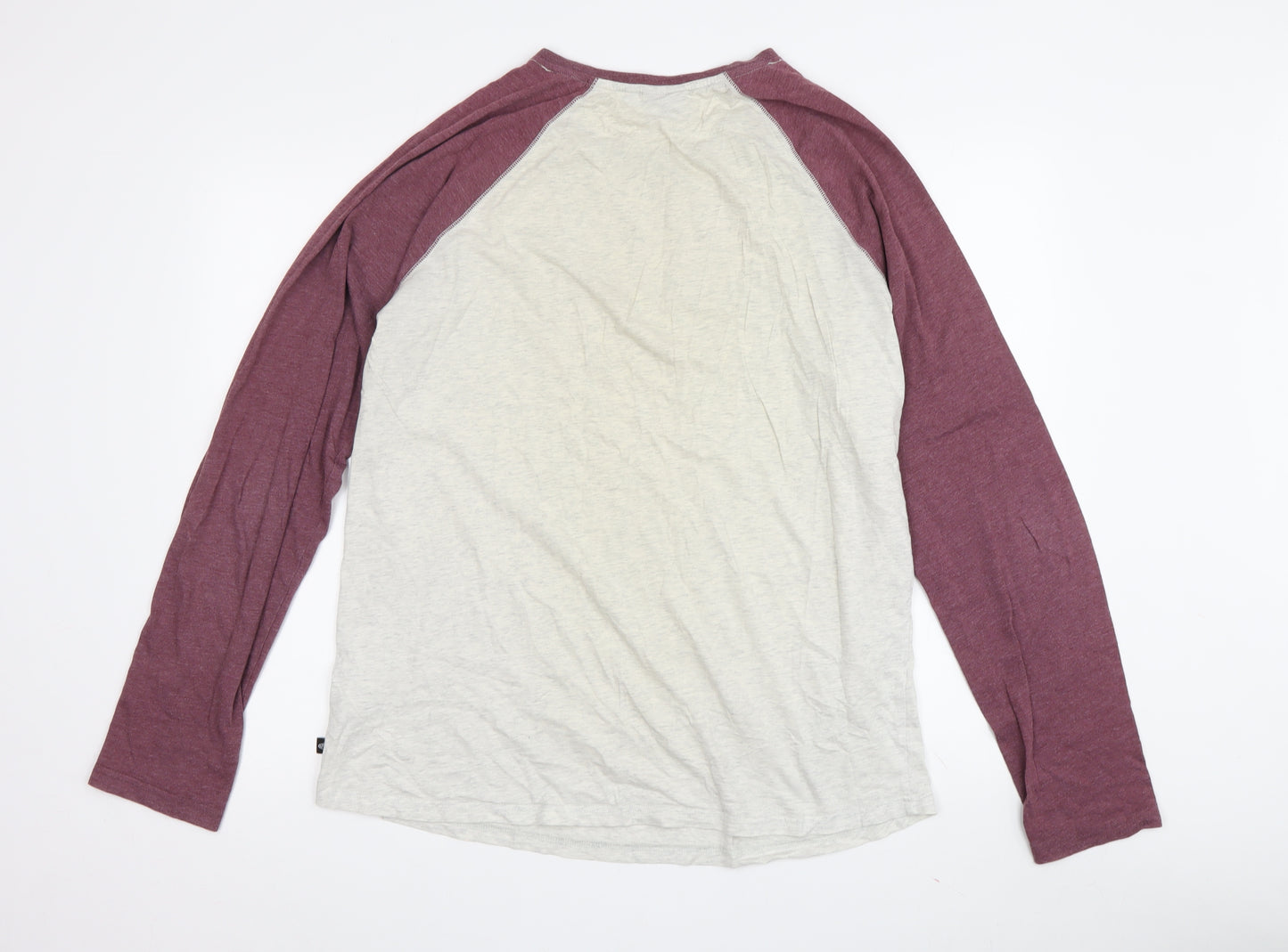 Animal Men's Multicoloured Long Sleeve Cotton T-Shirt L