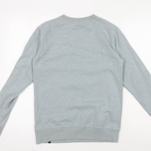 Animal Men's Blue XS Pullover Sweatshirt, Logo Accent