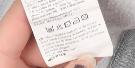 Animal Men's Blue XS Pullover Sweatshirt, Logo Accent