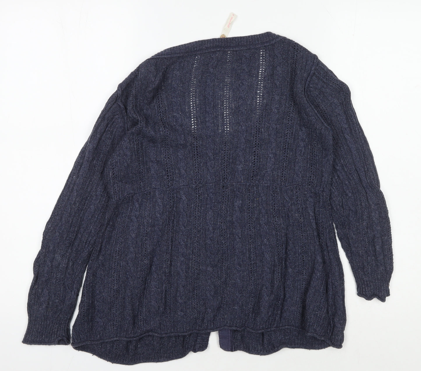 White Stuff Women's Blue Knit Cardigan Size 8