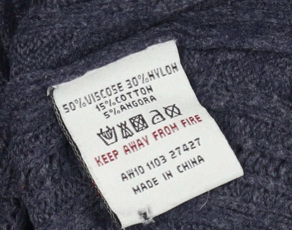 White Stuff Women's Blue Knit Cardigan Size 8