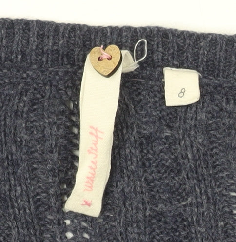 White Stuff Women's Blue Knit Cardigan Size 8