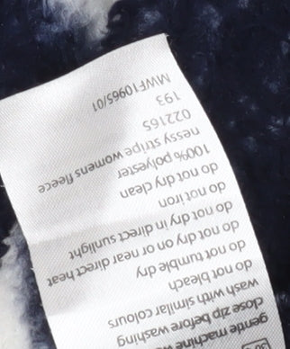 Mountain Warehouse Women's Blue Striped Sweatshirt Size 12