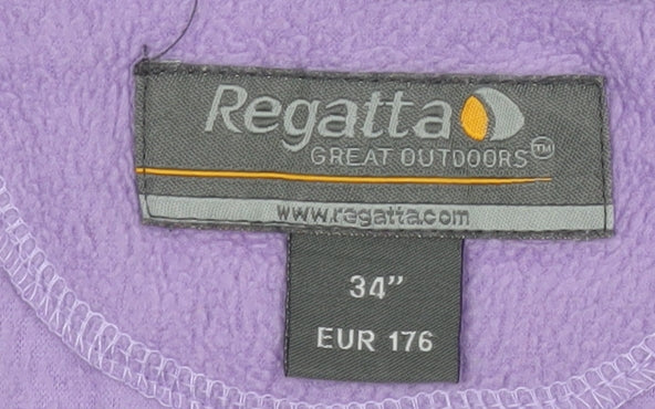 Regatta Unisex Purple Fleece Jacket Size 18
