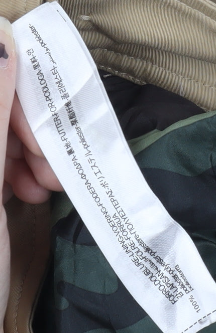 Zara Women's Beige Cropped Jacket, S, Button Accents