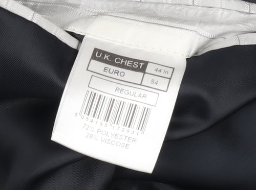 Centaur Men's Black Striped Blazer Size 44R