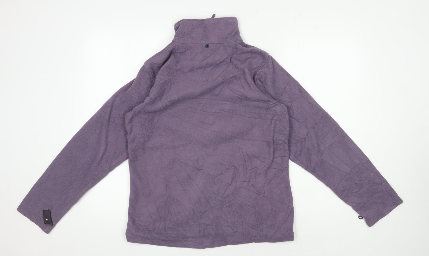 Regatta Women's Purple Fleece Jacket Size 12
