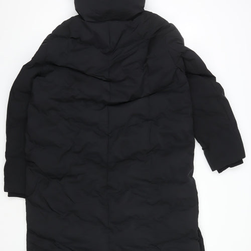 Marks and Spencer Women's Black Puffer Jacket, Size 12