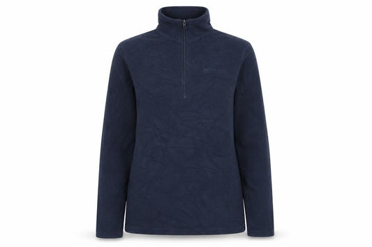 Front view of Mountain Warehouse Women's Blue Fleece Pullover Sweatshirt S