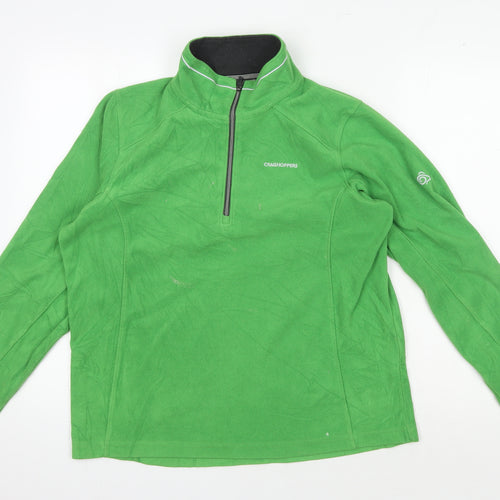 Craghoppers Green Pullover Sweatshirt Men's S Outdoor