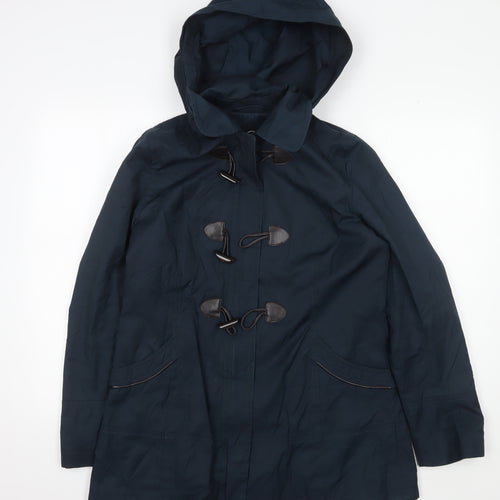 Halifax Traders Women's Blue Duffle Coat Size 12