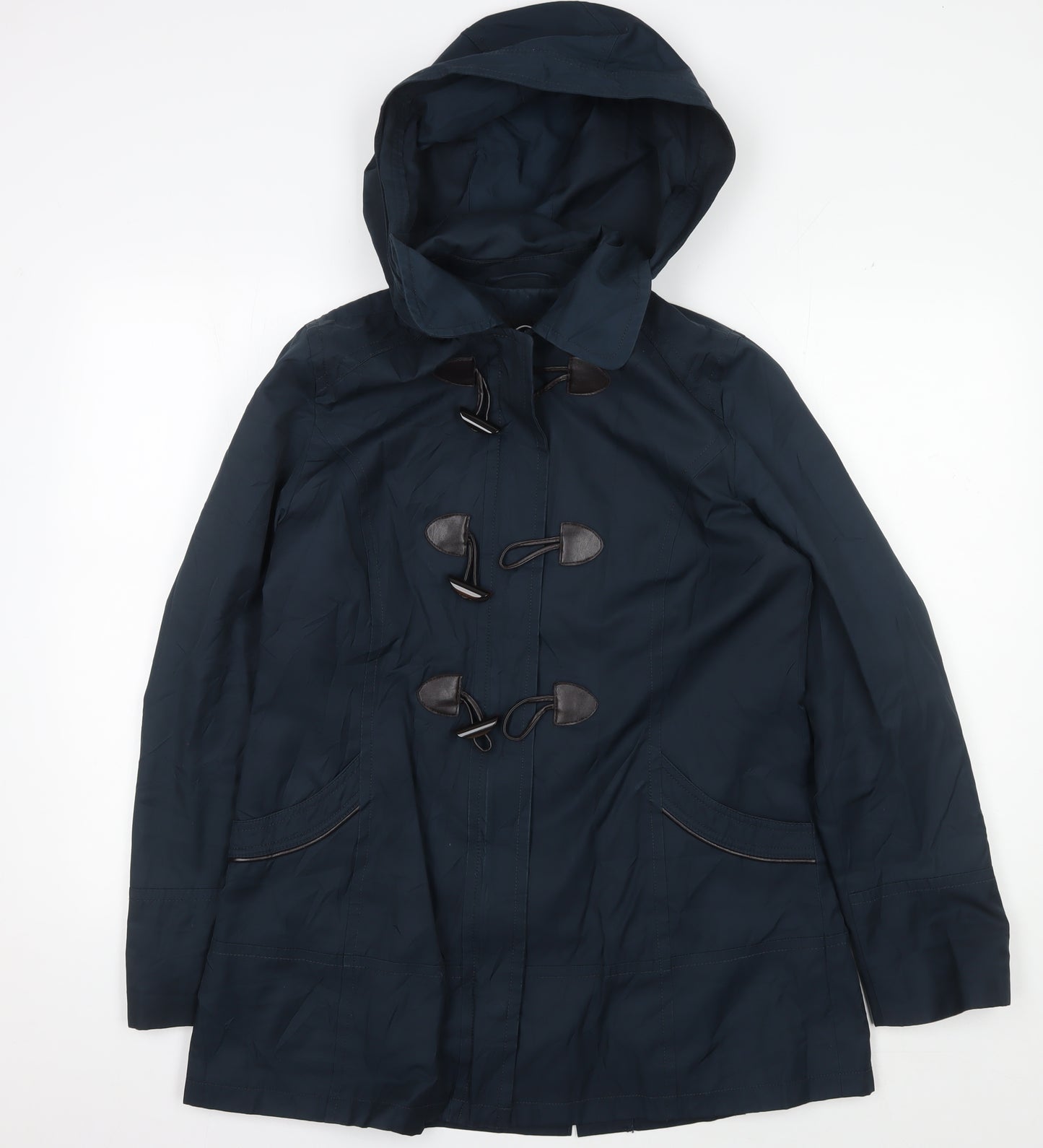 Halifax Traders Women's Blue Duffle Coat Size 12