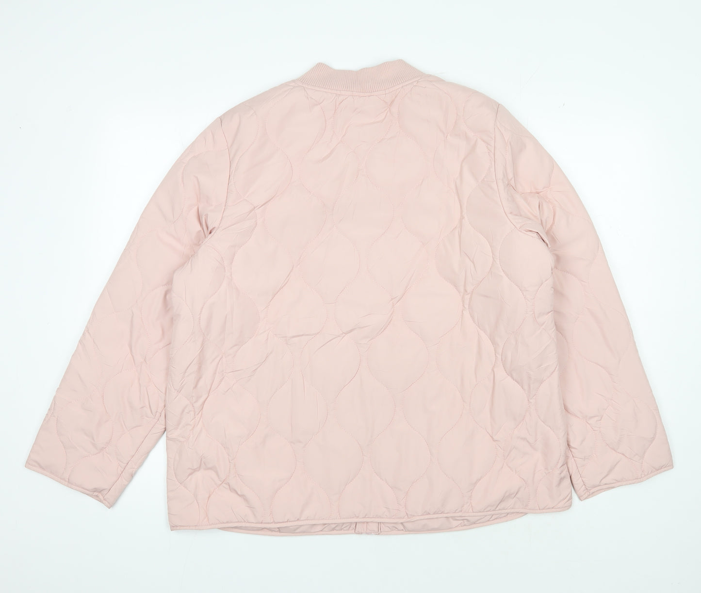 M&S Women's Pink Bomber Jacket Size 16