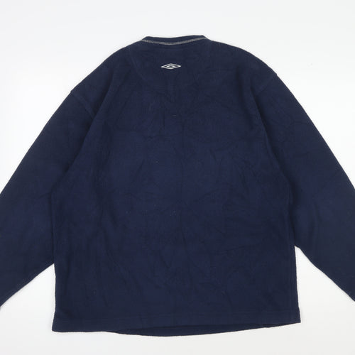 Umbro Men's Blue Pullover Sweatshirt M
