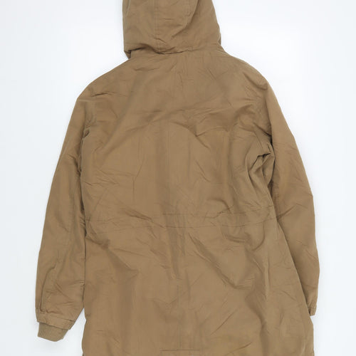 New Look Women's Brown Parka Jacket Size 10