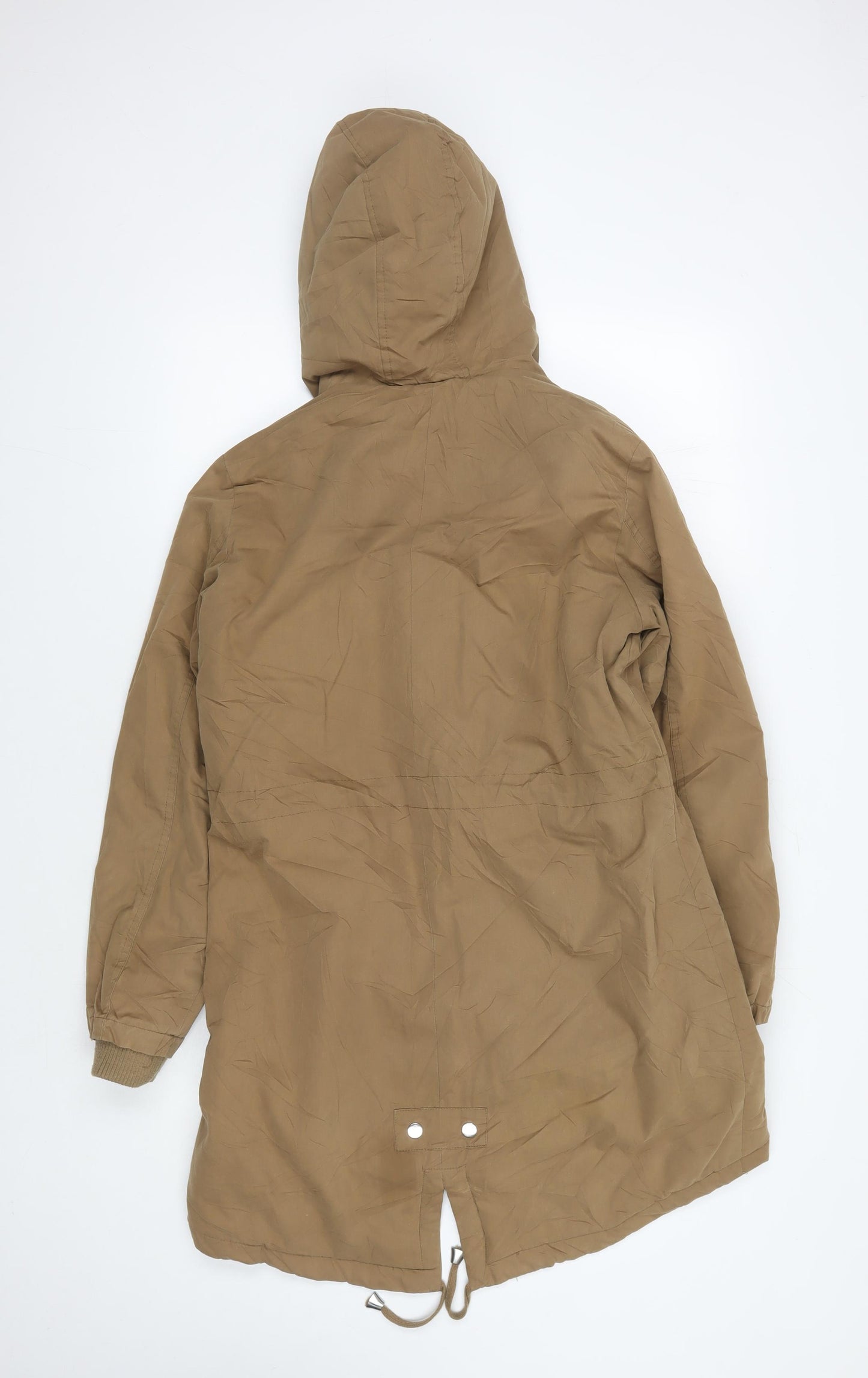 New Look Women's Brown Parka Jacket Size 10