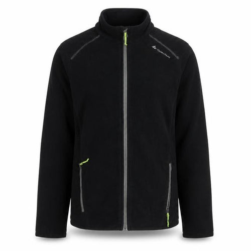Decathlon Girls Black Fleece Jacket Size 12 Lightweight Activewear