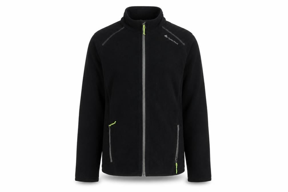Decathlon Girls Black Fleece Jacket Size 12 Lightweight Activewear