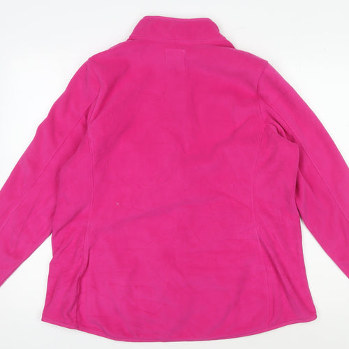 Marks and Spencer Women's Pink Fleece Jacket Size 18