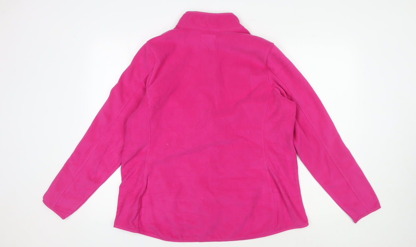 Marks and Spencer Women's Pink Fleece Jacket Size 18