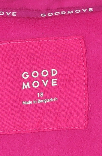 Marks and Spencer Women's Pink Fleece Jacket Size 18