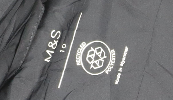 Marks and Spencer Women's Black Quilted Sleeveless Jacket