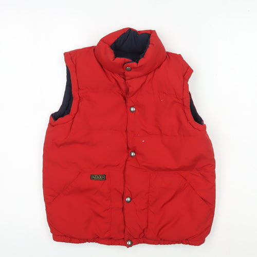 Polo by Ralph Lauren Red Puffer Waistcoat, M