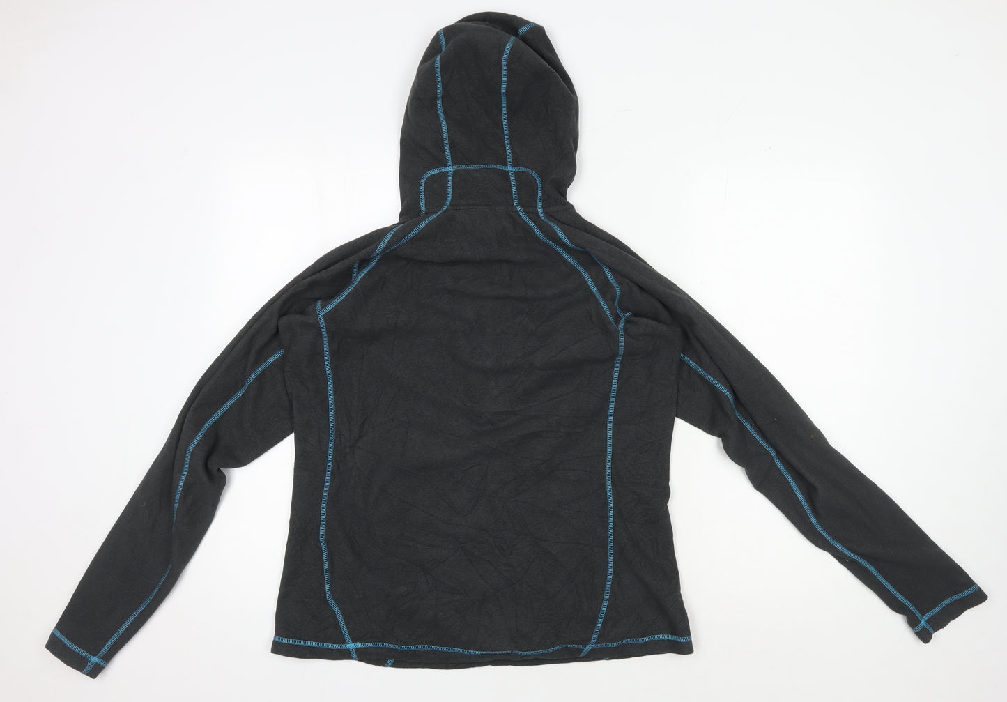 Rab Women's Grey Pullover Hoodie, Size 14, Lightweight Fleece