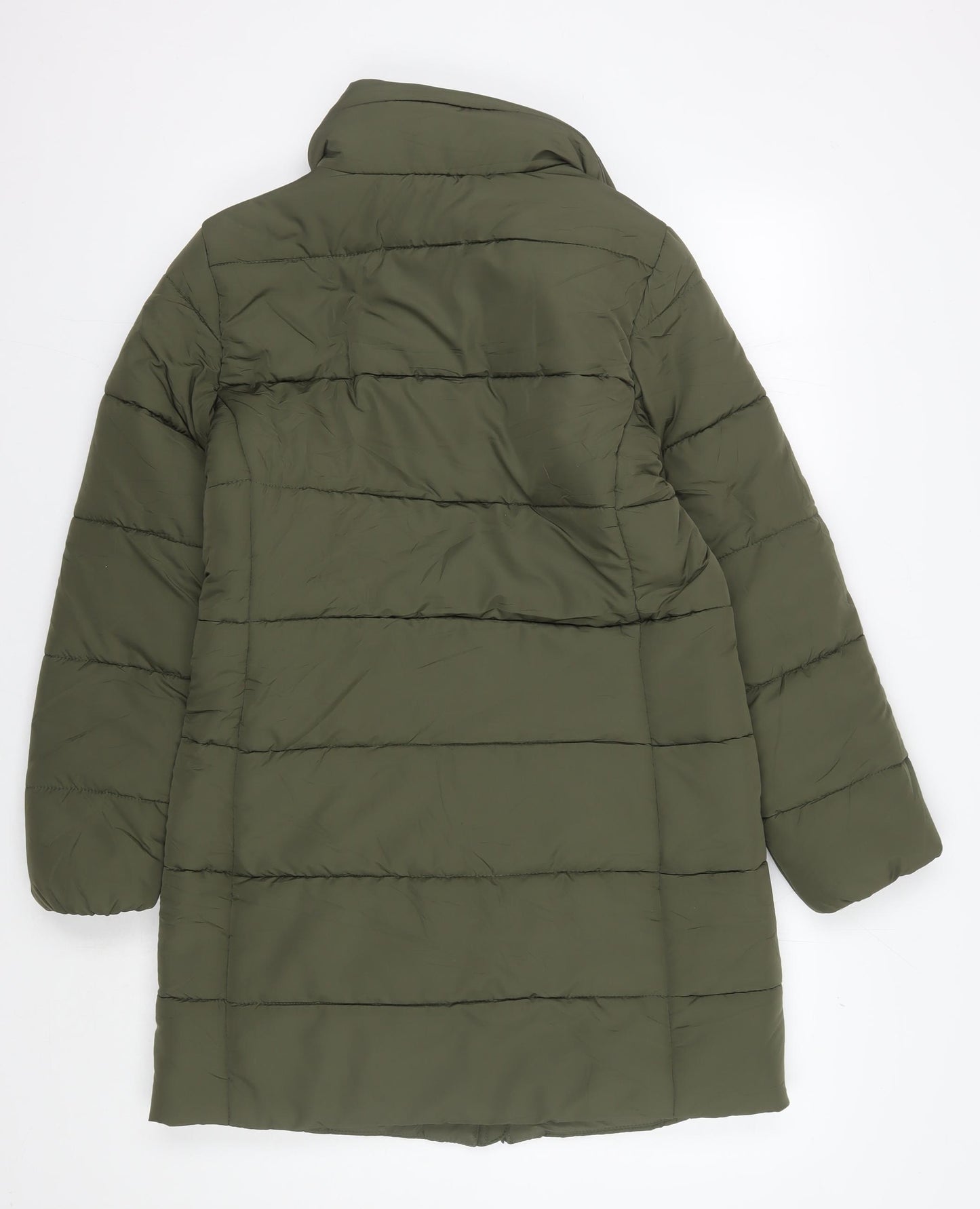 Marks and Spencer Women's Green Puffer Jacket Size 10