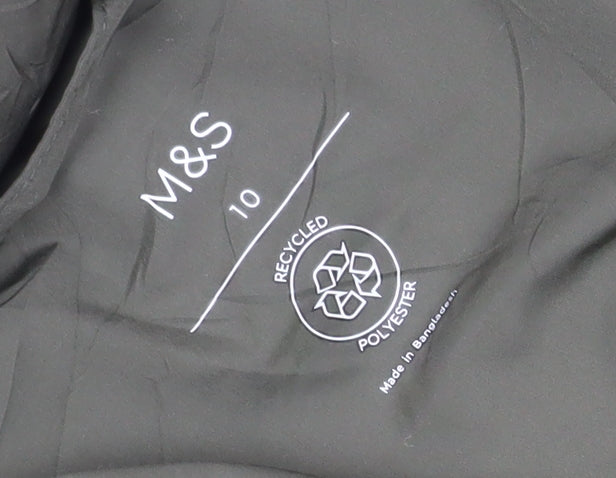 Marks and Spencer Women's Green Puffer Jacket Size 10