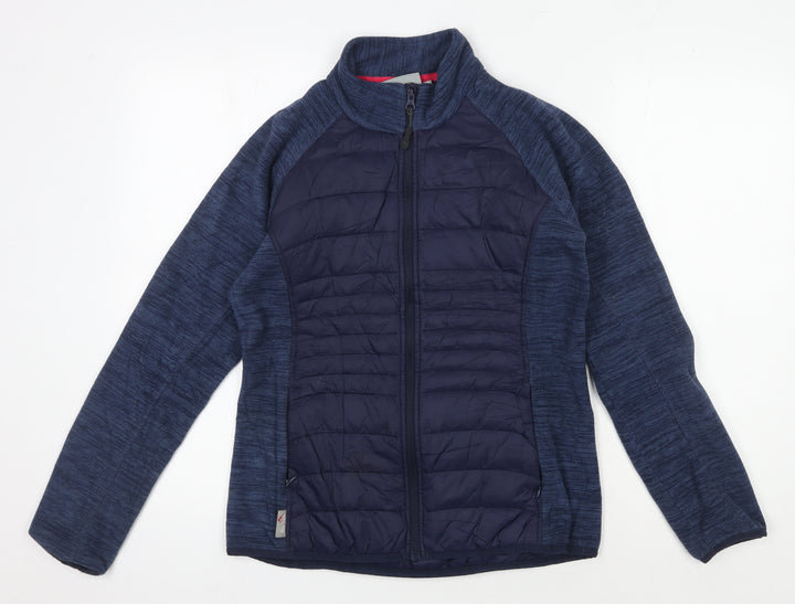 Peter Storm Women's Blue Quilted Jacket - Size 10