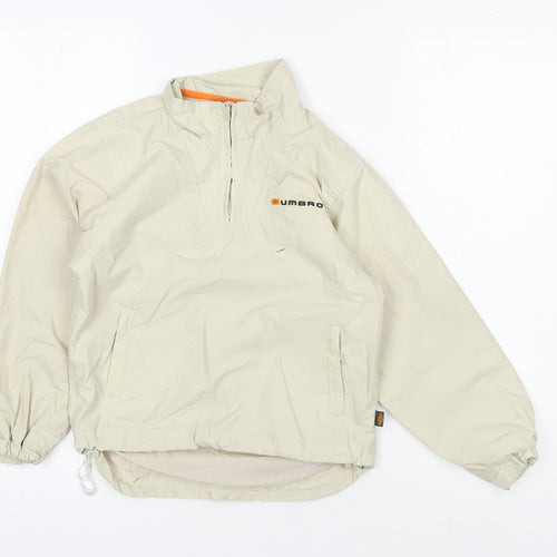 Umbro Boys Beige Pullover Hoodie, Size 6-7 Years