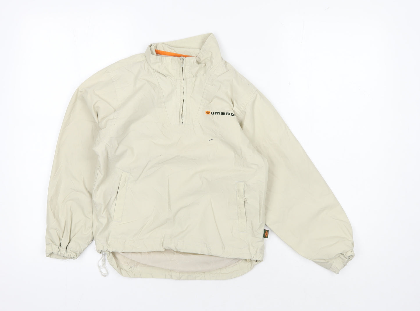 Umbro Boys Beige Pullover Hoodie, Size 6-7 Years