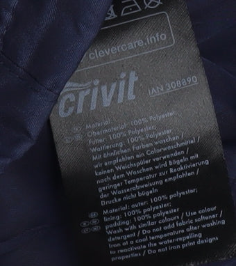 Crivit Boys Red Blue Colourblock Parka Jacket 2-3 Years