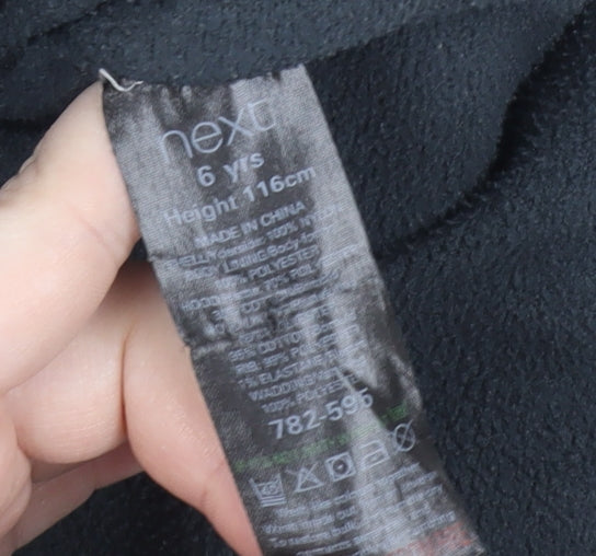 Next Boys Grey Puffer Jacket 6 Years Lined Hooded