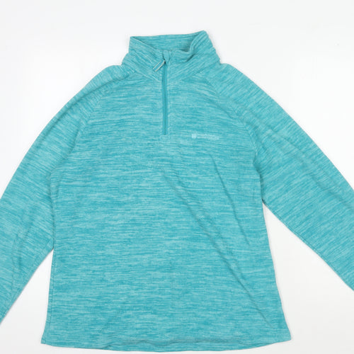 Mountain Warehouse Women’s Blue High Neck Pullover Sweatshirt